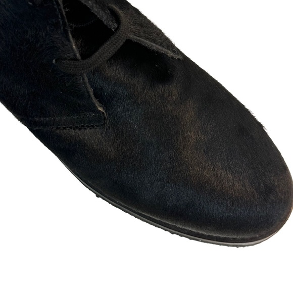 VINCE Clay Calf Hair Chukka Boots In Black Made In Italy Pony Hair Size: 8.5 - Picture 7 of 12
